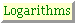 [Logarithms]